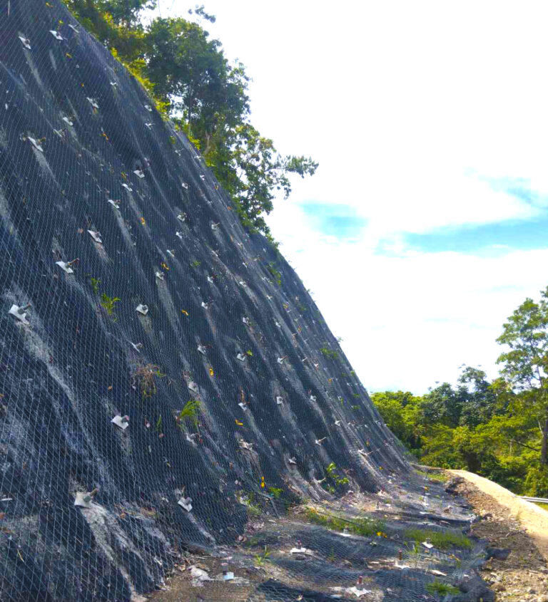 Construction of Road Slope Protection - Puerto Prinsesa, Palawan