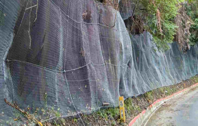 Construction of Road Slope Protection using Mighty Net - Atimonan, Quezon Province