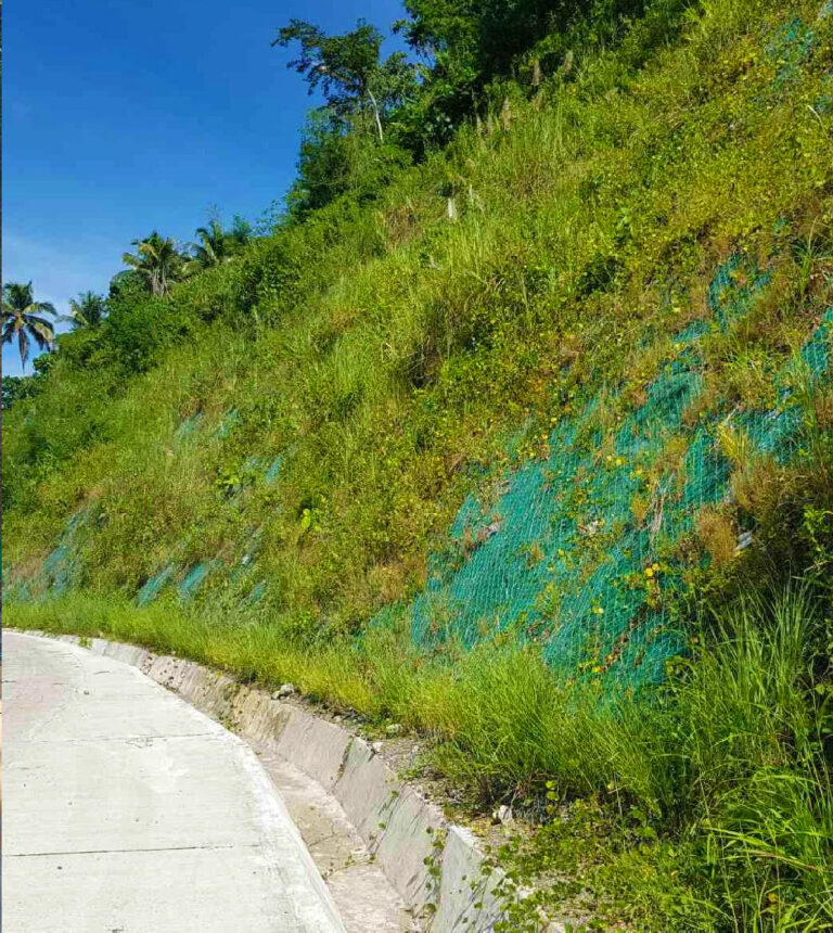 Construction of Road Slope Protection using Rockfall Netting - Iligan City, Lanao Del Sur