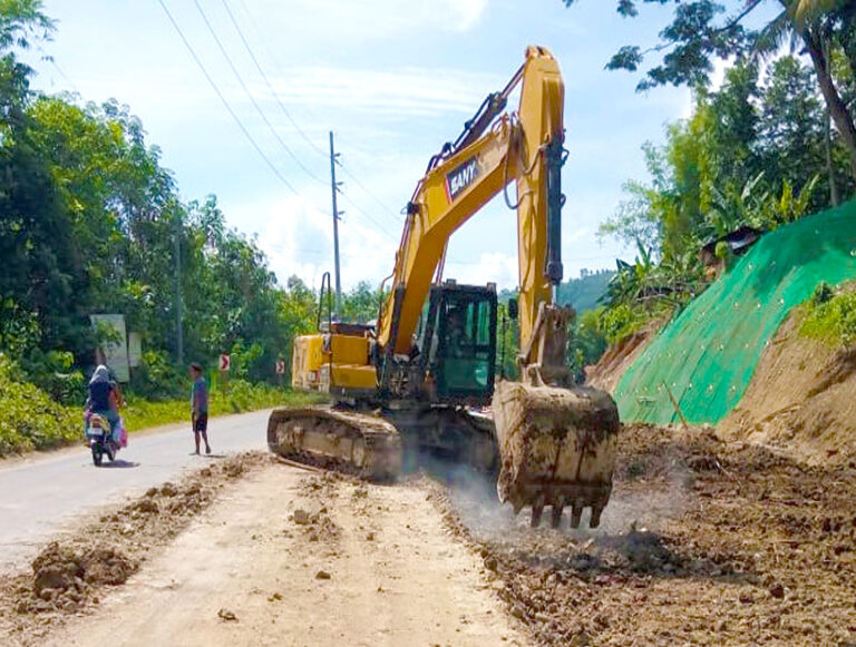 Construction of Road Widening - Antipas, Cotabato